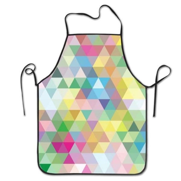 

geometric multicolor cooking kitchen baking gardening haircut cute apron funny bib aprons for women men chef