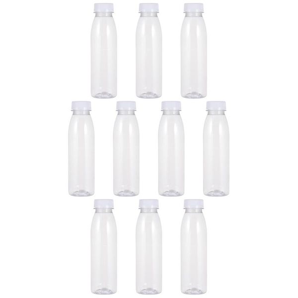 

storage bottles & jars 10 pcs 350 multipurpose empty reusable (transparent)
