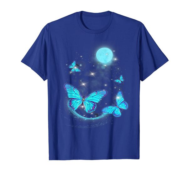 

beautiful colorful butterfly t-shirt, White;black