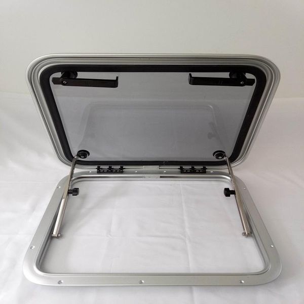 

parts aluminum rectangular hatch window porthole porthlight with tempered glass 5 size for rv marine boat yacht