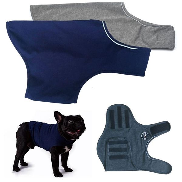 

pet emotional calming clothes dog anxiety jacket comforting stretch soft warm functional clothing all season apparel