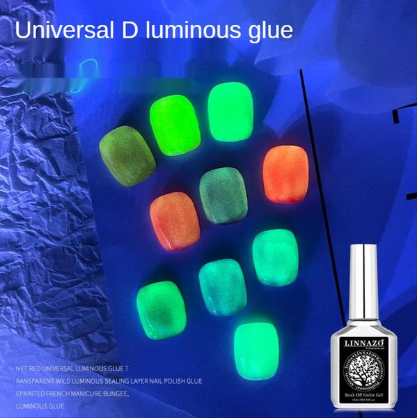 

nail polish luminous transparent sealing glue painted art bar 15ml/bottle nude