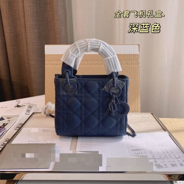 

princess's bag small women's leather lady's hand fashion rhombic chain one shoulder messenger bag designers bags ysj