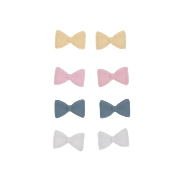 

nail art decorations 8pcs manicure decor bowknot practical multi-functional decoration, Silver;gold