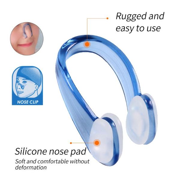 

pcs swimming nose clip ear plugs set soft silicone swimmer earbuds small size for children