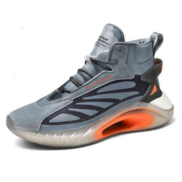 

winter reflective trendy sho coconut high men's sports and leisure running