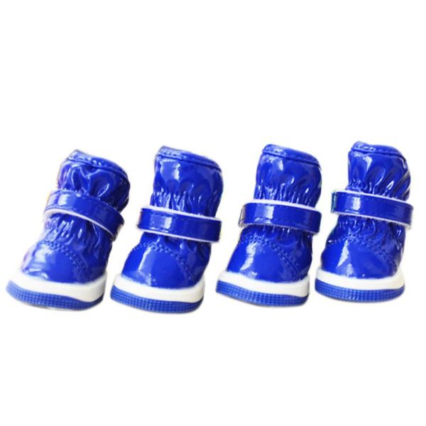 

dog apparel 4pcs breathable warm soft winter waterproof keep clean protection puppy outdoor pet care wear resistant anti slip shoes