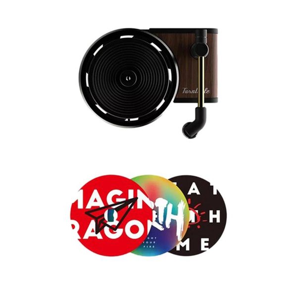 

interior decorations car perfume record player rotating fragrance outlet decoration