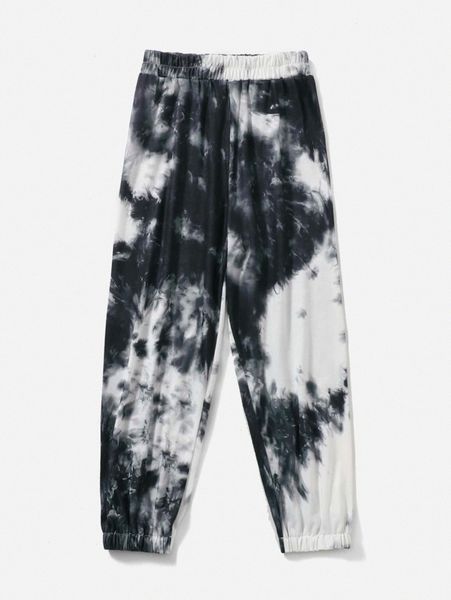 

men 1pc tie dye sweatpants v0hg#, Black