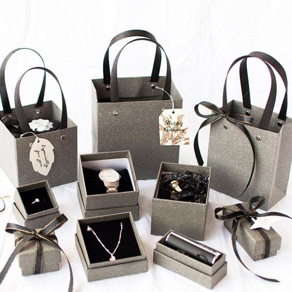 

gift wrap 1pc box&bag wedding party supplies creative jewelry ring box candy storage bag packing valentine's day