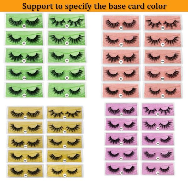 

false eyelashes natural 3d mink lashes 8-14mm makeup for daily wear reusable fluffy fake wholesale girlglee