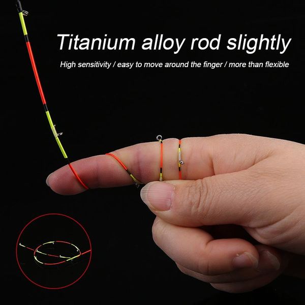 

boat fishing rods thousand raft rod led luminous slightly all titanium alloy semi support h7jp
