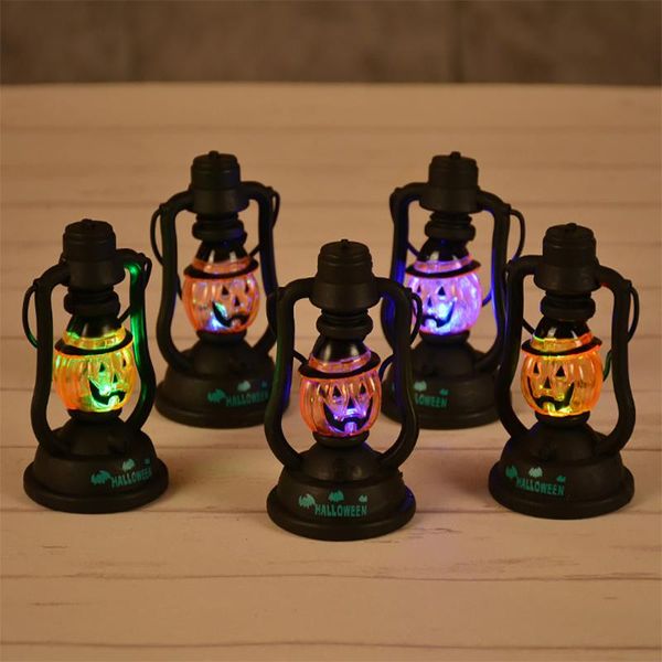 

party decoration halloween glasses electronic oil lamp hand bar table display scene pumpkin festival rave glow in the dark