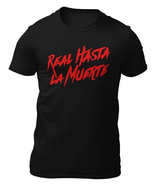 

T-shirt-real to death-t-shirt -, White;black