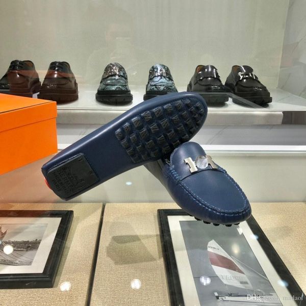 

mm loafer handmade patent leather men casual shoes luxury brand mens loafers italian moccasins black sneakers formal shoes 38-45