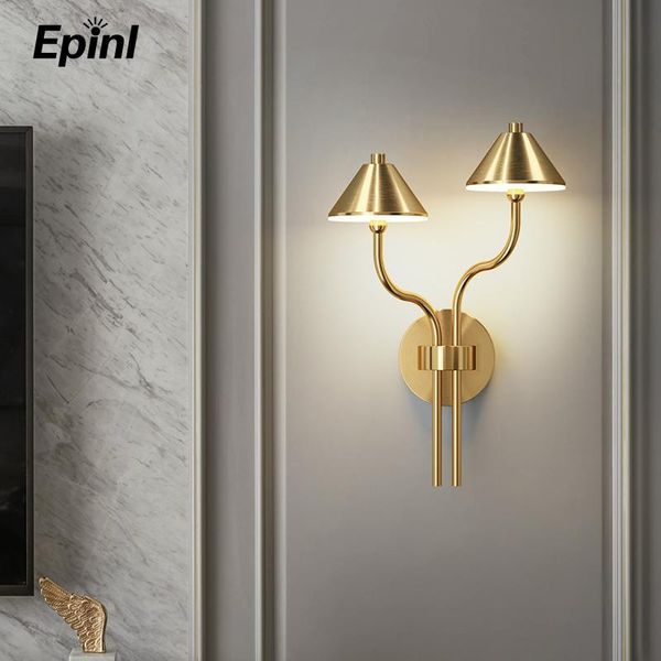

modern wall light dining parlor lamp bedroom restaurant living room aisle home decor luxury copper