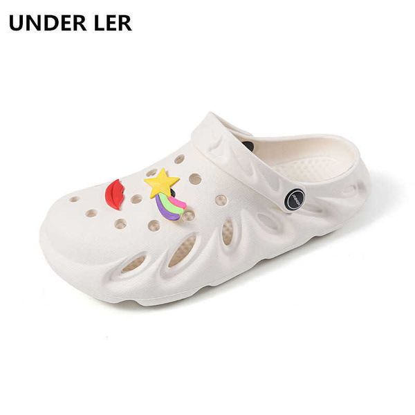 

women's sandals 2021 summer fruit hole shoes beach shoes sandals women y0721, Black