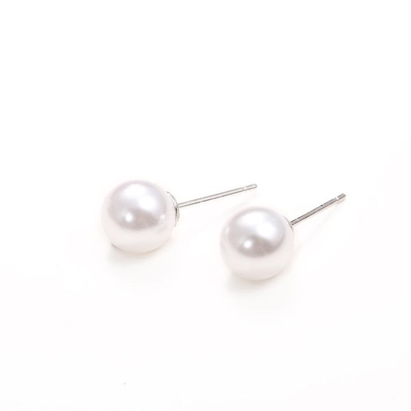 

pure simple shell pearl earrings fashion