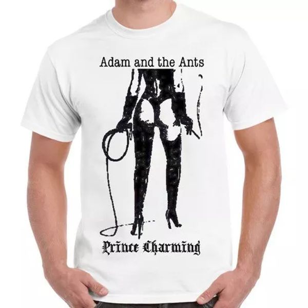 

adam and the ants prince charming vintage cool retro t shirt 1166, White;black