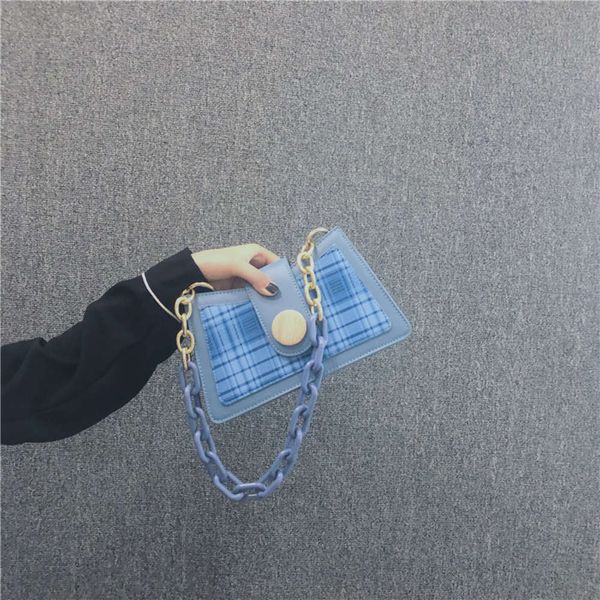 

2021 lattice armpit bag fashion hand korean single shoulder messenger bag