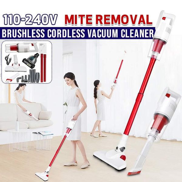 

vacuum cleaners 2 in 1 portable handheld cordless cleaner 12000pa strong suction dust collector stick aspirator led light