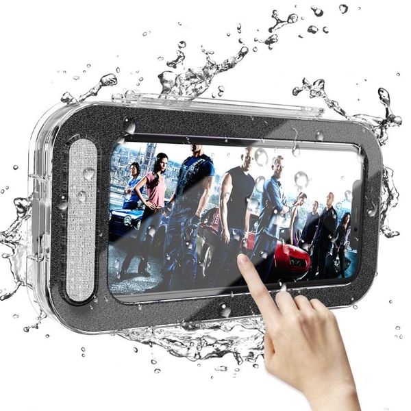 

cell phone mounts & holders mobile waterproof box bathroom stand kitchen showerphoneholder