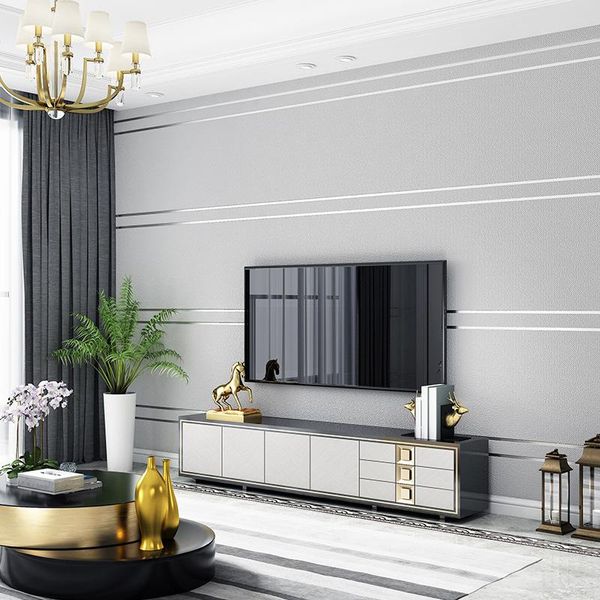 

wallpapers modern 3d wallpaper striped tv background simple non-woven fine pressed bedroom living room