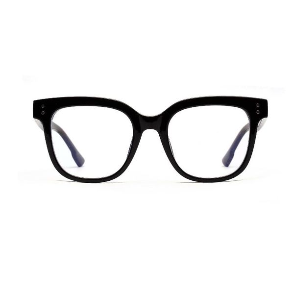 

sunglasses 2021 square rivet fashion goggles men's and women's flat lenses, White;black