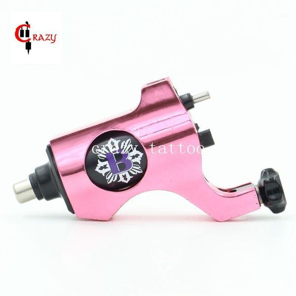 

sales pink alloy rotary tattoo machine bishop style professional for liner & shader 1