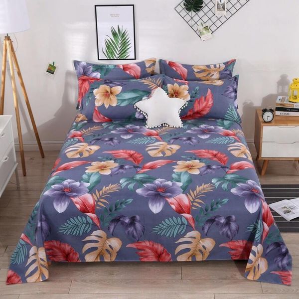 

sheets & sets 2021 product 3pcs printed fitted sheet for winter warm and soft bed 1 pcs with case 2