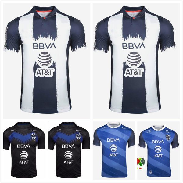 

2021 rayados monterrey soccer jerseys home away 3rd akeloba m.meza 20 21 football shirt, Black;yellow