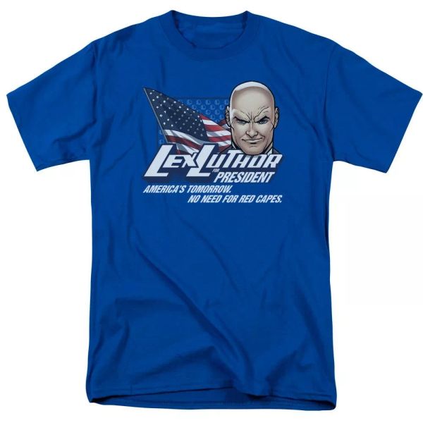 

superman lex for president t-shirt dc comics sizes s-3x new, White;black