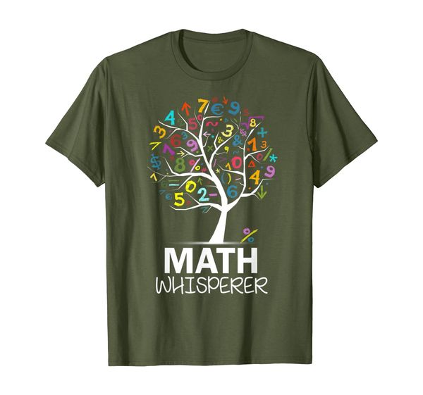 

math whisperer funny shirt gift for world teacher's day t-shirt, White;black
