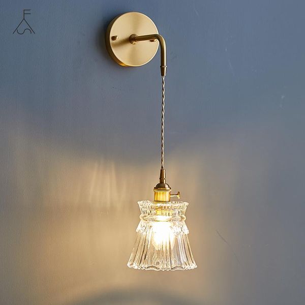 

wall lamps nordic glass lamp beside bedroom bathroom mirror light american style led sconces vintage edison lighting luminaire