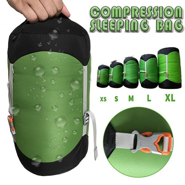 

sizes outdoor sleeping bag pack compression stuff sack storage carry accessories bags