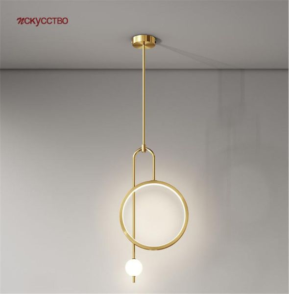 

nordic round metal tube led acrylic ring pendant lights for dining room kitchen el bedchamber hanging lamp indoor decoration lamps