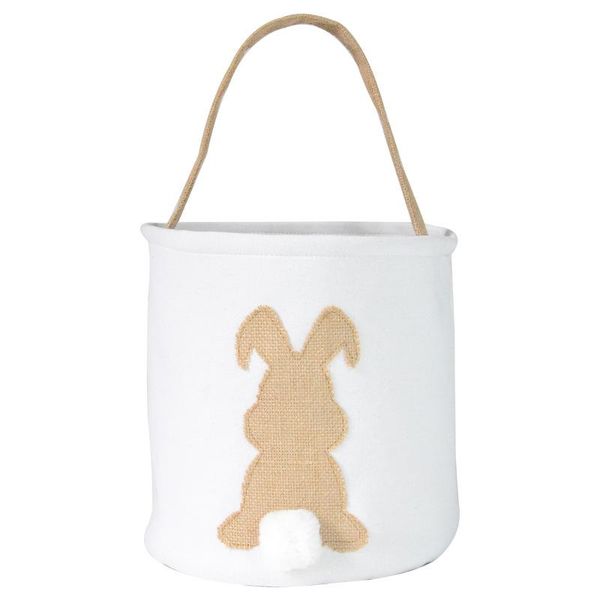 

lovely easter egg basket bag printed canvas holiday party gift bags storage
