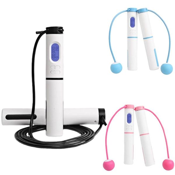 

jump ropes 2pcs/set indoor workout cordless cord adjustable skipping rope with counter