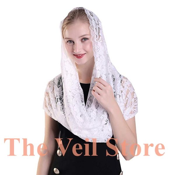 

bridal veils ishsy beige mantilla chapel veil for church lace rond scarf wrap head latin mass babushka de novia negra mantille, Black