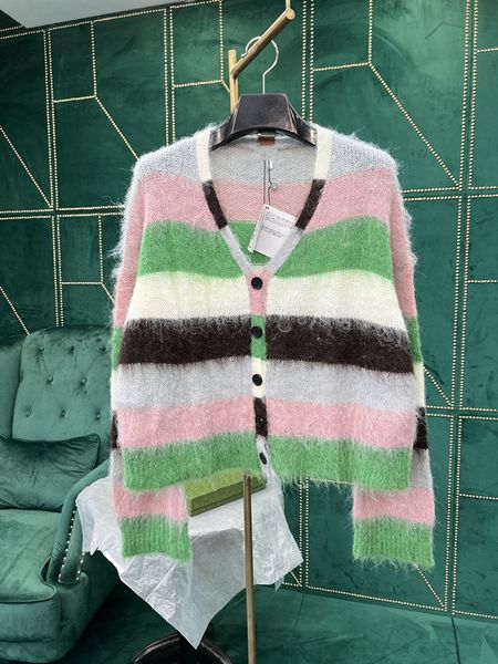 

new mohair knitted cardigan, White