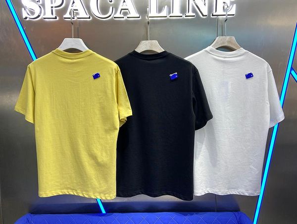 

men's t-shirts 1:1 version adererror spray lacquer t shirt men women couple 100% cotton tee hip hop high street casual oversize ader t-, White;black