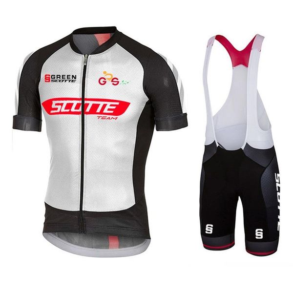 

racing sets 2021 green soctte short sleeve cycling jersey set mtb bicycle clothes maillot ropa ciclismo sports wear, Black;blue
