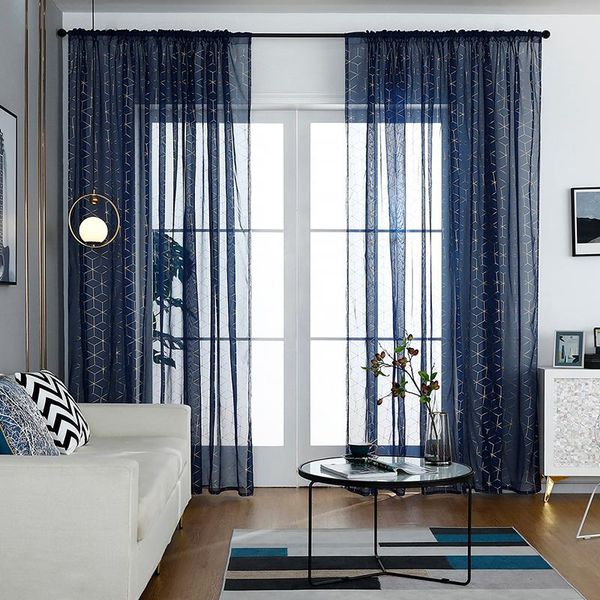

curtain & drapes geometric print curtains home decoration modern living room dining bedroom blackout