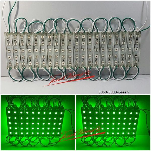 

green module waterproof ip65 super bright backlight 20pcs led modules