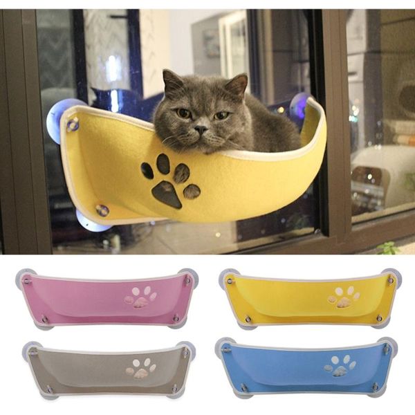 

cat beds & furniture pet window bed mount perch with suction cups hammock rest