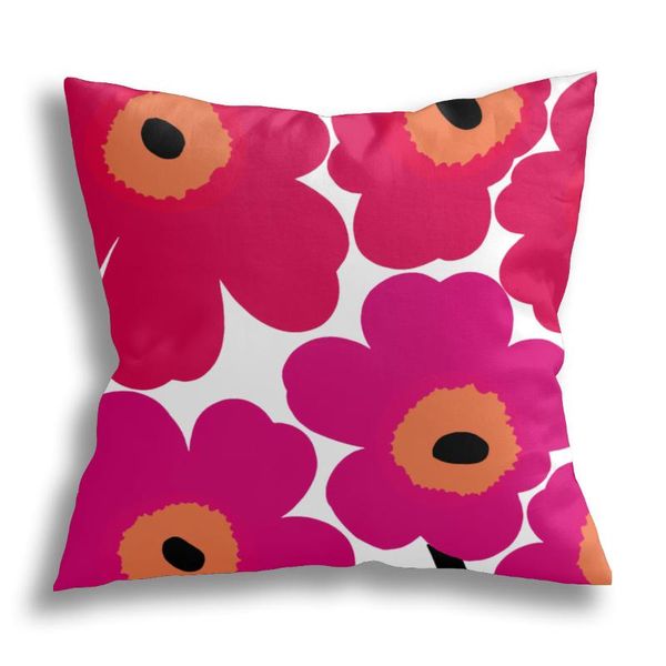 

pillow case flowers and plants design printed pillowcase, modern, novel, living room bedroom sofa car decorative pillowcase
