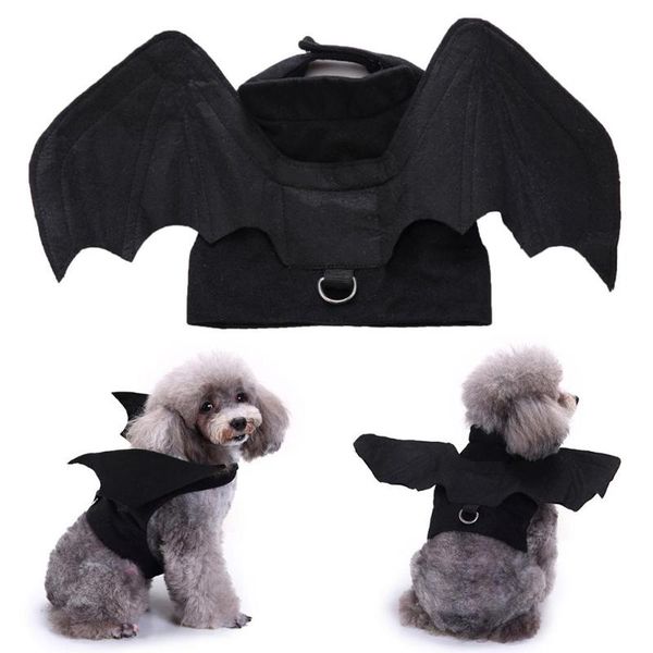 

dog apparel halloween pet puppy bat shape clothes soft cosplay costume vest