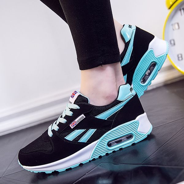 

summer women sneakers mesh breathable air cushion woman running shoes outdoor light casual height increased ladies sports shoes