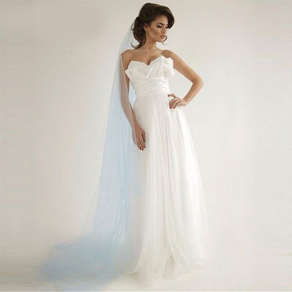 

bridal veils 2021 long 3 meters one layer for women gowns with iron comb, Black