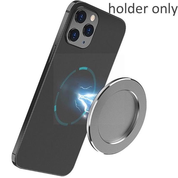 

cell phone mounts & holders portable magnetic base for 12 pro max socket airbag pad without holder ring mini grip finge q0n3